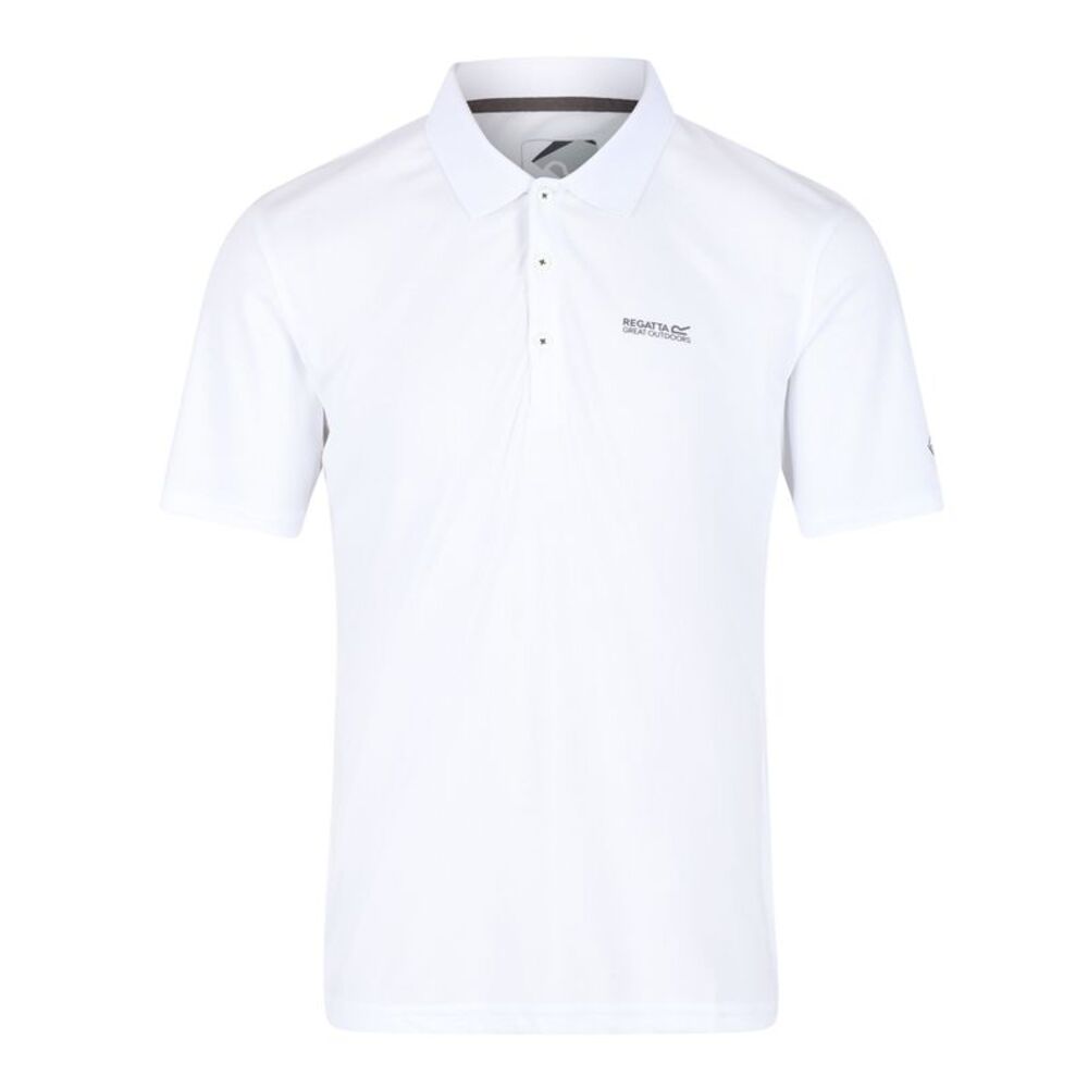 Regatta Mens Maverick V Active Polo Shirt / White